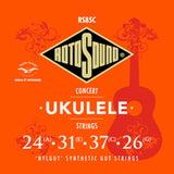 Rotosound RS85C set di corde Nylgut per ukulele concerto