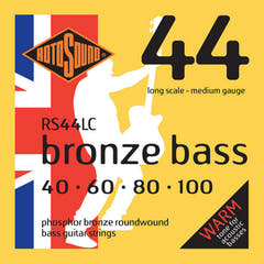 Rotosound Corde per basso acustico Bronze Bass 44 - Set 4 corde Medium 40-100 (RS44LC)
