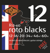 Rotosound Roto Blacks R12-60 corde per chitarra elettrica 12-60