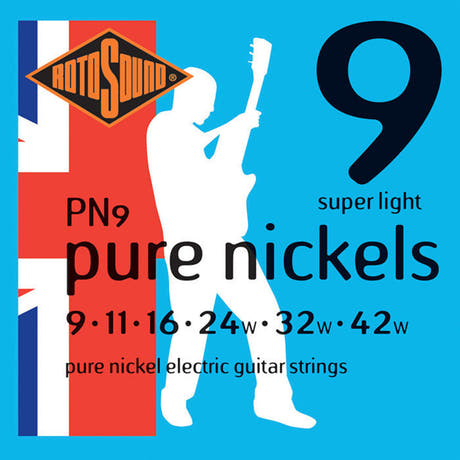 Rotosound Pure Nickels PN9 corde per chitarre elettriche 9-42