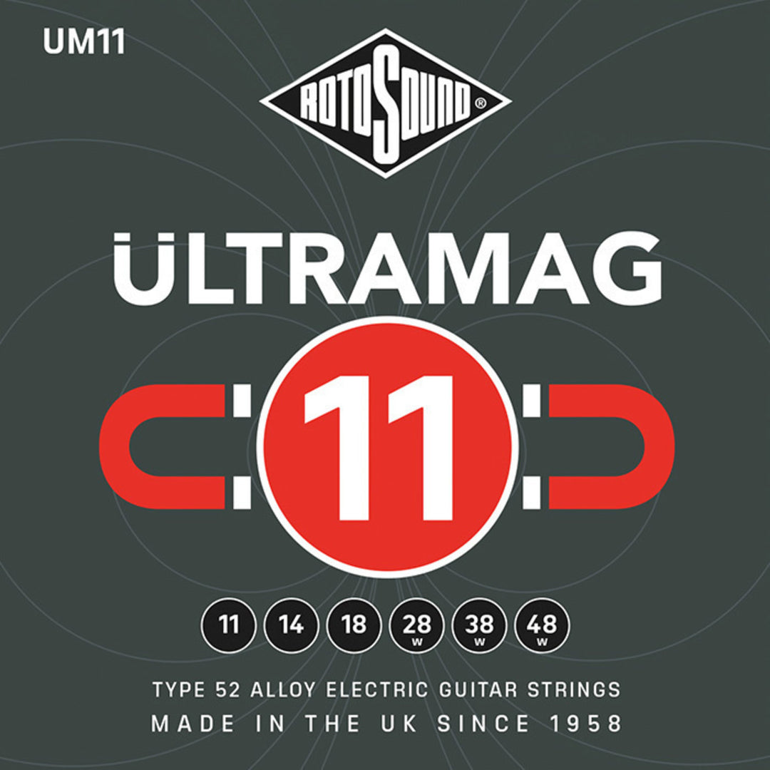 Rotosound Corde per chitarra elettrica Ultramag - Set Medium 11-48 (UM11)