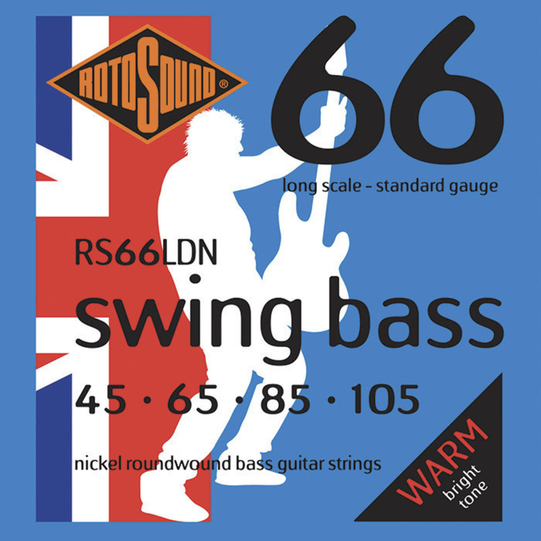 Rotosound E-Bass Strings Swing Bass 66 - Set 4-string Nickel Standard 45-105 (RS66LDN)