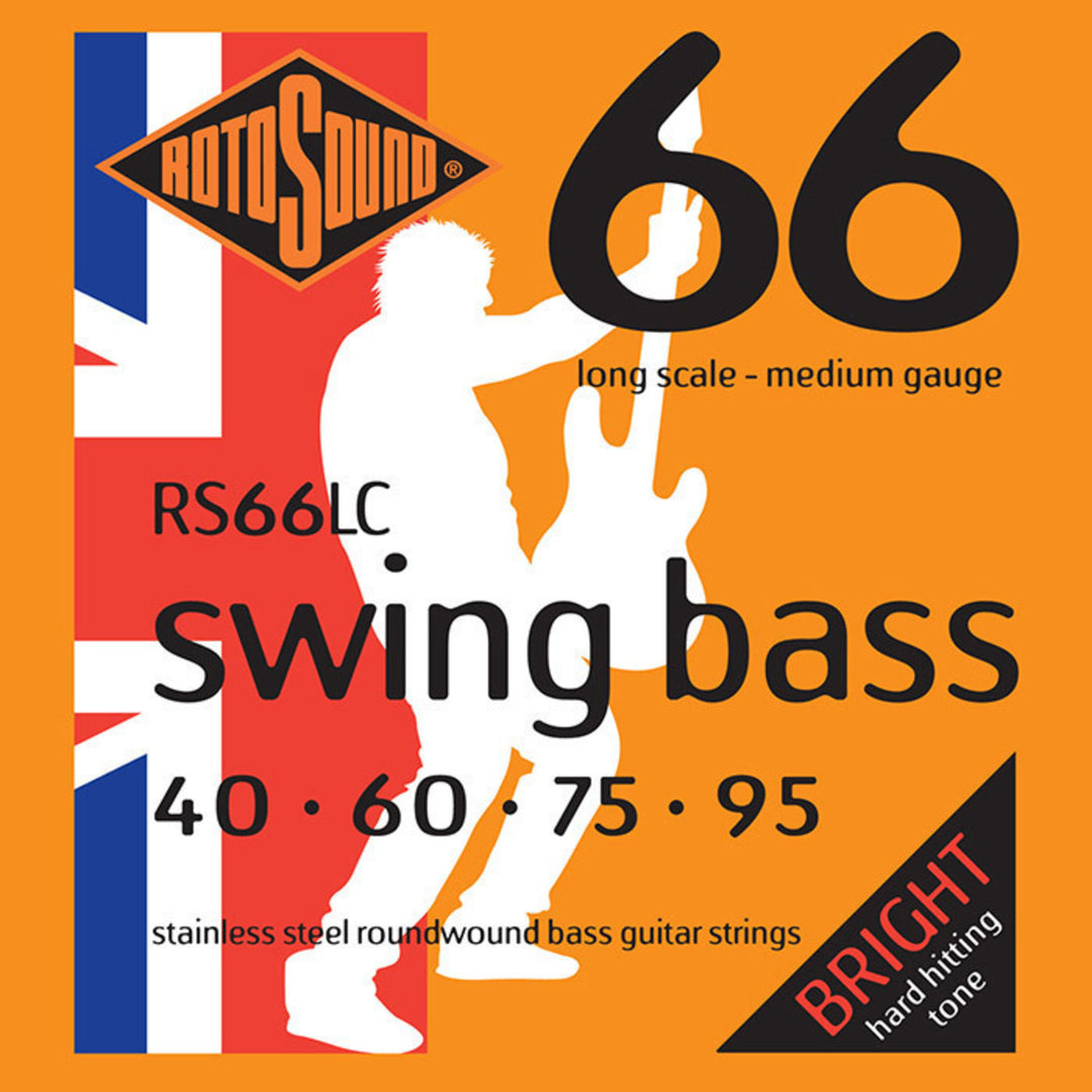 Corde per E-Basso Rotosound Swing Bass 66 - Set 4-string Medium 40-95 (RS66LC)