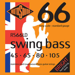 Rotosound Corde per basso elettrico Swing Bass 66 - Set 4 corde Standard 45-105 (RS66LD)