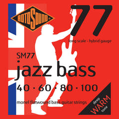 Corde Rotosound Jazz Bass Jazz Bass 77 - set 4 corde Flatwound Hybrid 40-100 (SM77)