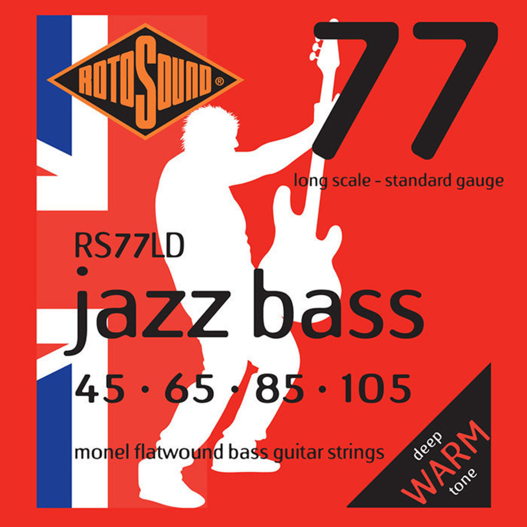 Rotosound corde Jazz Bass Jazz Bass 77 - set 4 corde Flatwound Standard 45-105 (RS77LD)