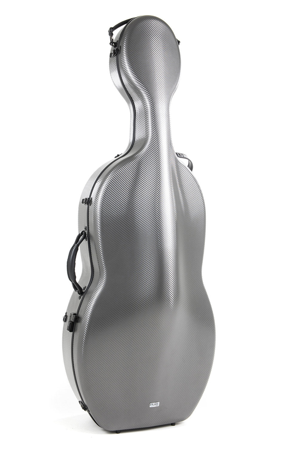 GEWA Polycarbonate 4.6 custodia per violoncello 4/4, grigia, Rolly