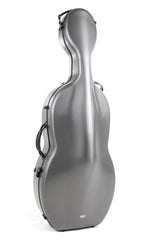 GEWA Polycarbonate 4.6 custodia per violoncello 4/4, grigia, Rolly