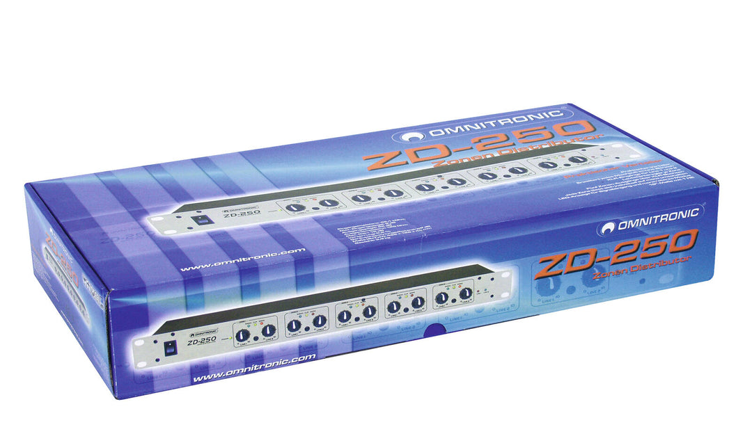 OMNITRONIC ZD-250 Distributore di zona