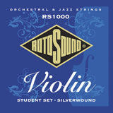 Set di corde Rotosound RS1000 Student per violino, acciaio e argento