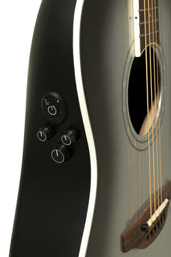 Ovation E-Acoustic chitarre Pro Series Ultra Mid-Depth Non-Cutaway - Silver Shadow (1516SSM-G)