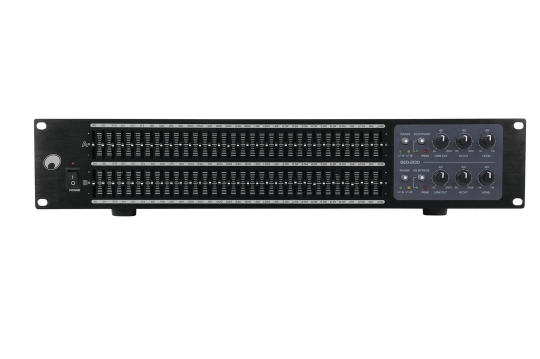 OMNITRONIC GEQ-2310 Equalizzatore 2x31 bande