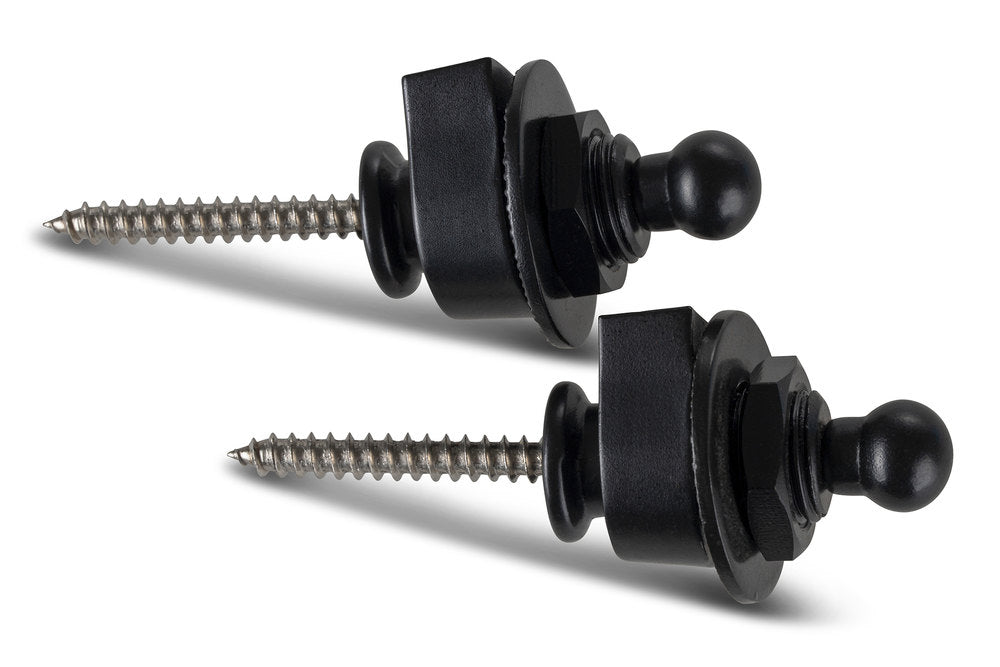 Fire & Stone Security Lock Set+ blocca-cinghia, nero opaco, 2 pz.