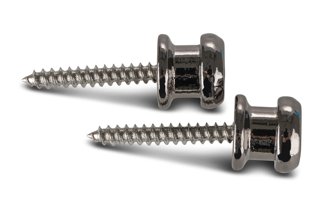 Fire & Stone Security Lock bottone per tracolla, platino, 2 pezzi