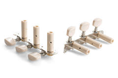 GEWA meccaniche per chitarra classica, nichelate senza lira, rulli da 10 mm