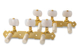 GEWA machine heads Classical guitar - White button (without lyra)