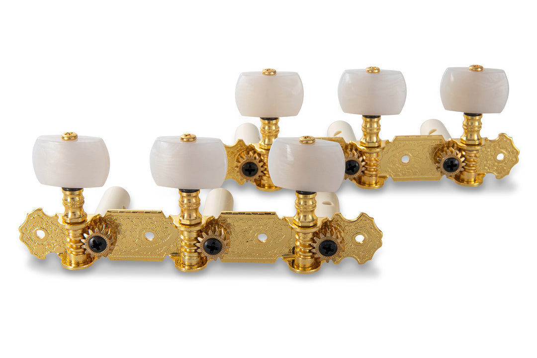 GEWA meccaniche per chitarre classiche - White button (senza lyra)