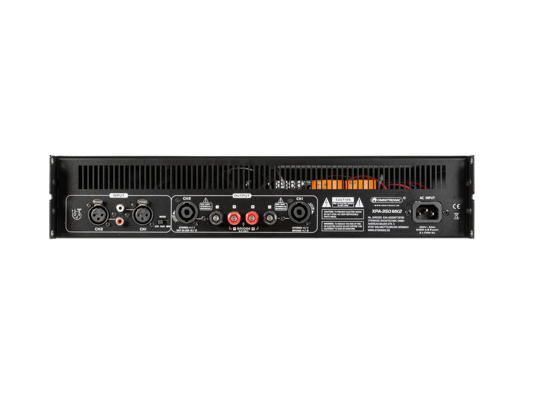 OMNITRONIC XPA-350 MK2 Amplificatore