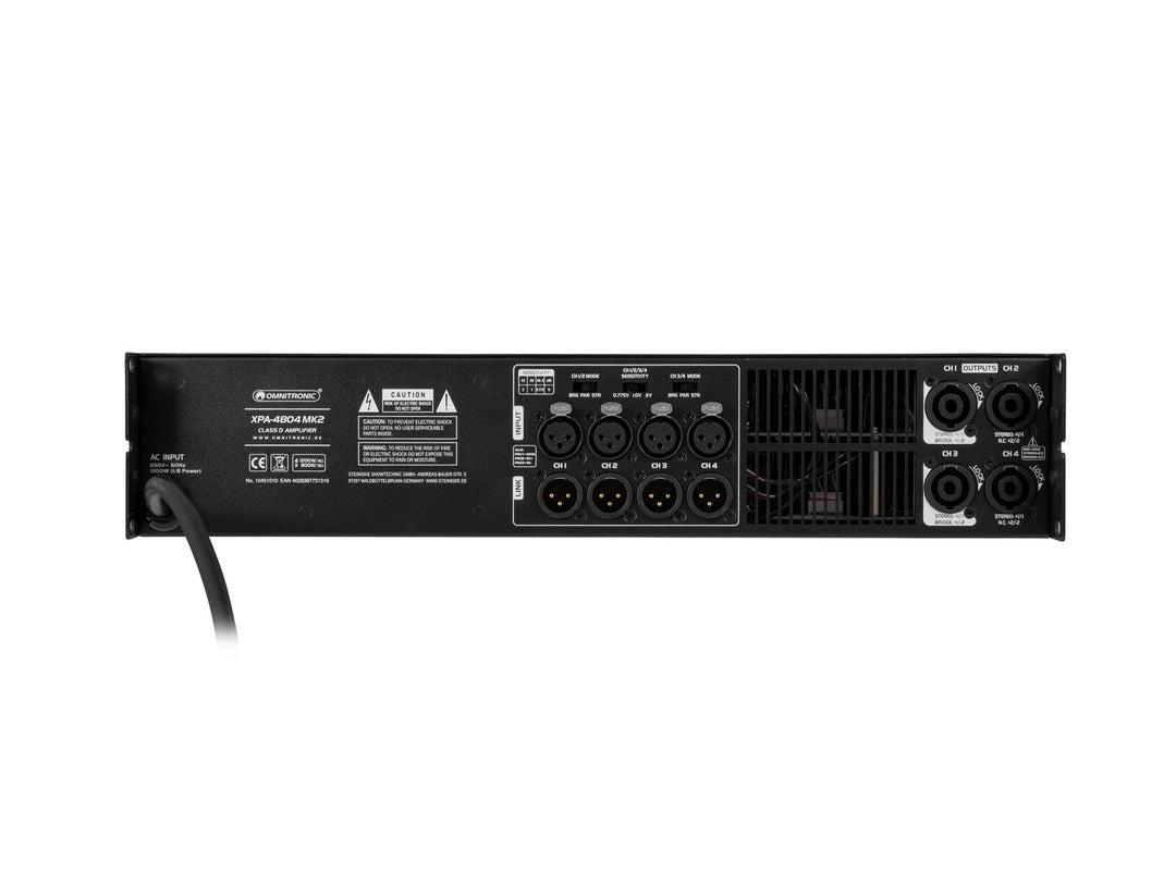 OMNITRONIC XPA-4804 MK2 Amplificatore