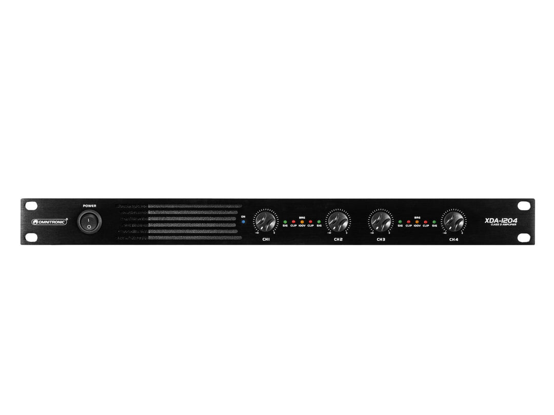 OMNITRONIC XDA-1204 Amplificatore Classe D a 4 canali