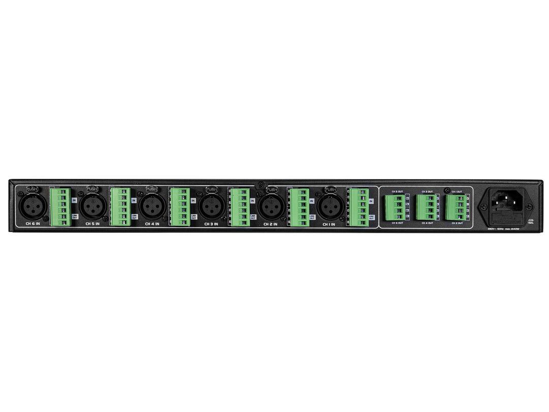 Amplificatore OMNITRONIC XDA-1206 a 6 canali in classe D