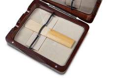 GEWA Custodia per ance Clarinetto 6 ance - Finitura laccata rosso marrone