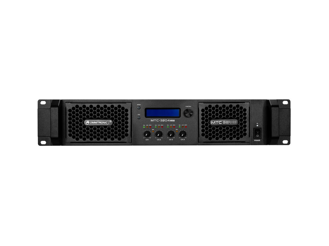 OMNITRONIC MTC-3204DSP Amplificatore a 4 canali con DSP
