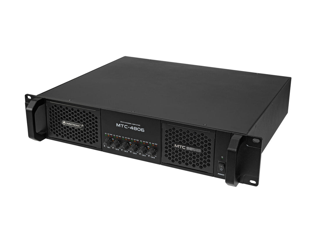 OMNITRONIC MTC-4806 Amplificatore a 6 canali