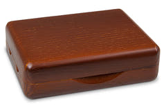 GEWA Reed case per sax alto 6 ance - Finitura laccata rosso-marrone