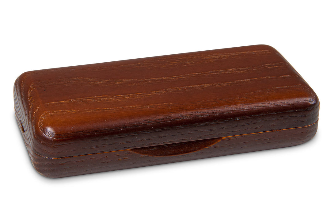 GEWA Custodia per ance Oboe 3 ance - Finitura laccata rosso marrone