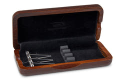 GEWA Custodia per ance Oboe 3 ance - Finitura laccata rosso marrone
