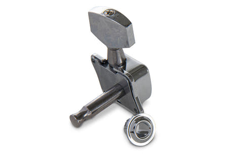 GEWA meccaniche singole chiuse, grande bottone in stile Schaller, 3+3