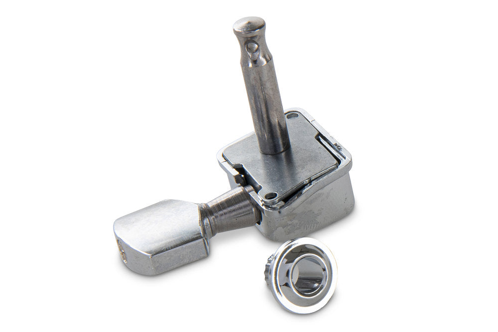 GEWA meccaniche singole chiuse, grande bottone in stile Schaller, 3+3