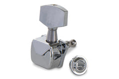 GEWA meccaniche singole chiuse, grande bottone in stile Schaller, 3+3