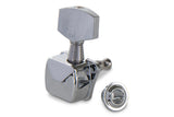 GEWA meccaniche singole chiuse, grande bottone in stile Schaller, 3+3