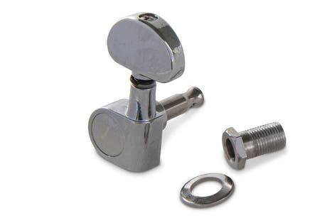 GEWA meccaniche singole die-cast, grande manopola in stile Grover, 3+3
