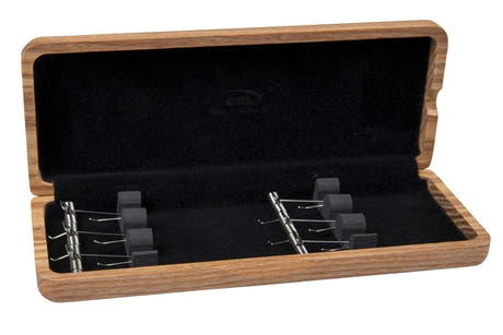 GEWA Custodia per ance da fagotto, 6 ance - Finitura laccata Black