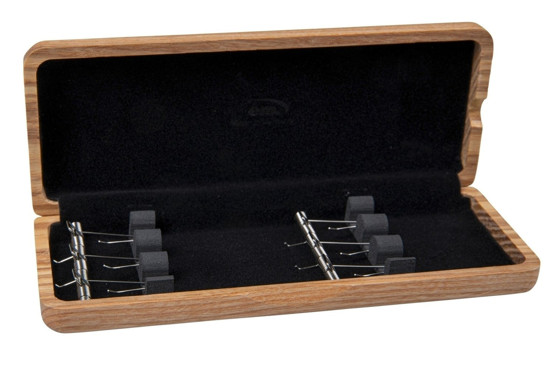 GEWA Custodia per ance da fagotto, 6 ance - Finitura laccata Black