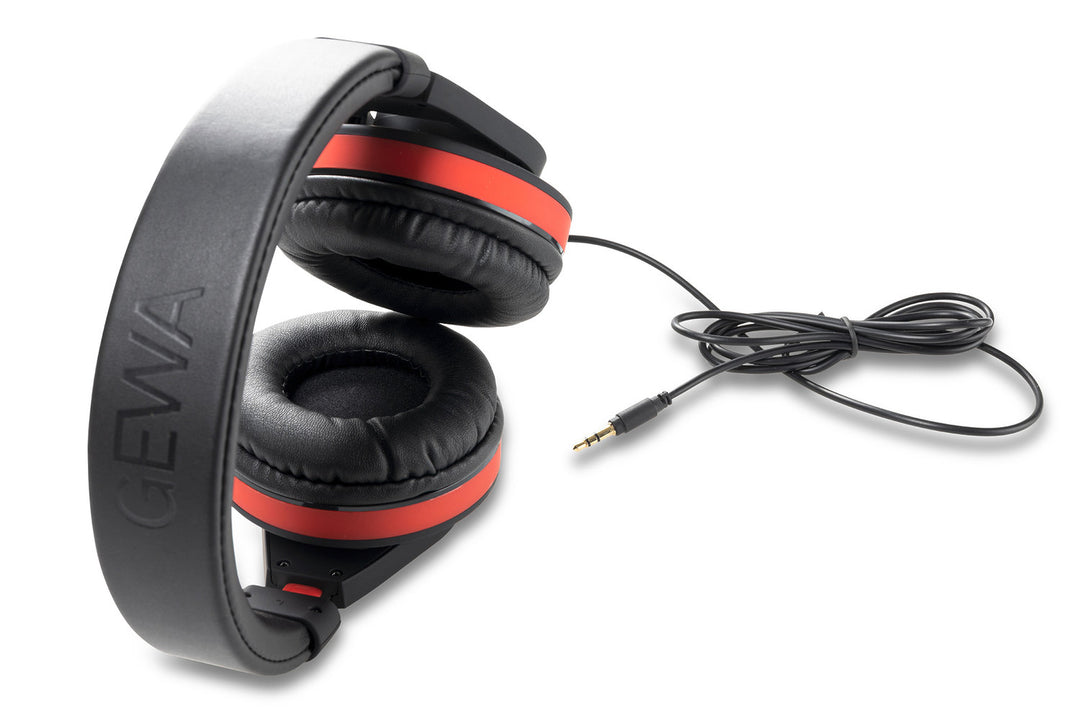 GEWA Cuffie HP six - P/U 20 (Black / rosso)