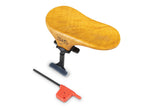 Supporto per pollice SAS con base in carbonio, acero, altezza 35 mm