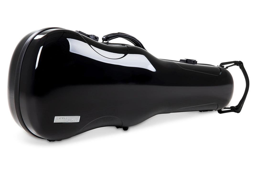 Custodia sagomata per viola GEWA Air 2.0 - Black highgloss (con maniglia laterale)