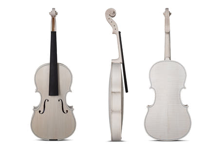GEWA viola non verniciata 39,5 cm, Stradivari, bella fiammatura