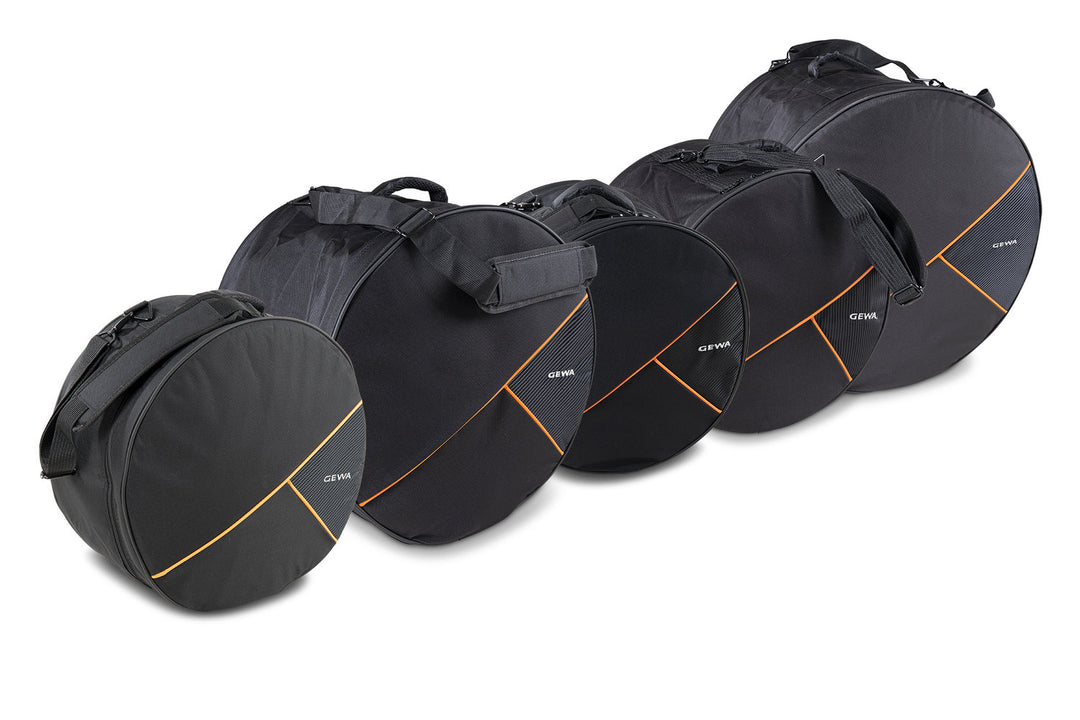 GEWA set di borse per Drum Sets Gig Bag Premium - 22x18, 12x10, 13x11, 16x16, 14x6,5"