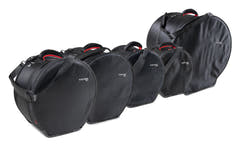 GEWA set di borse da trasporto per batterie SPS - 22" x 18", 10" x 9", 12" x 10", 14" x 14", 14" x 6,5"