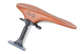 Supporto per mento SAS con base in carbonio, legno di pero, alto 24 mm