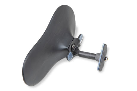 SAS supporto per giardino con base in carbonio, ebano, alto 24 mm