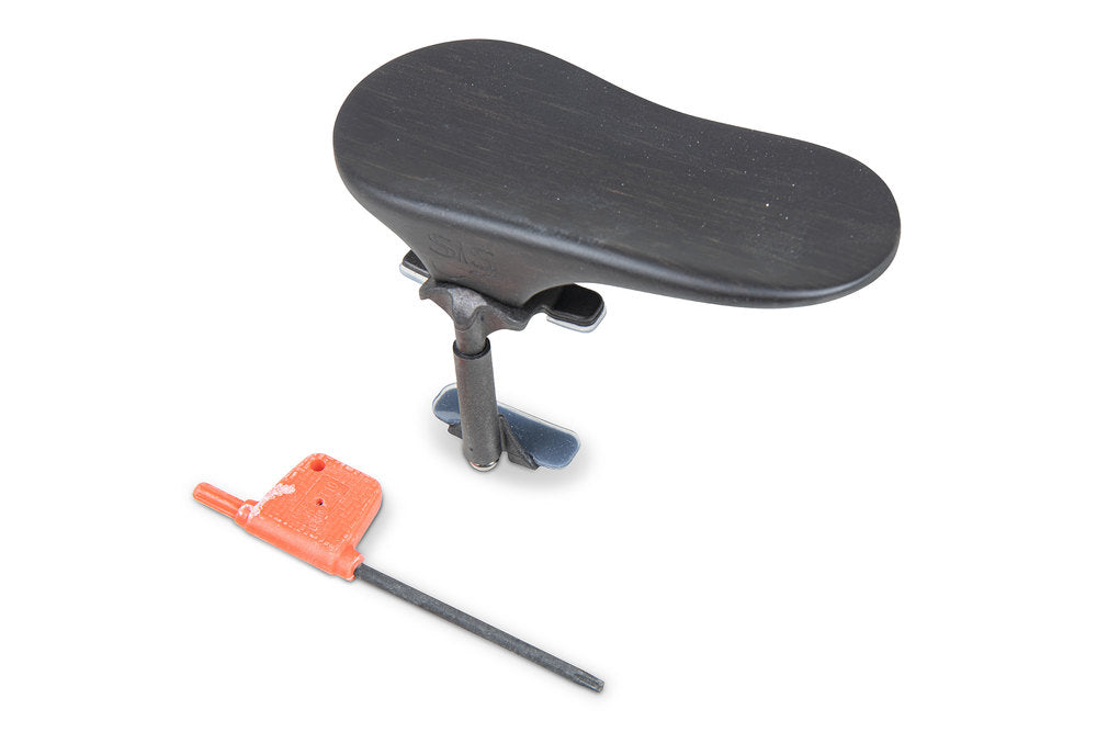 SAS supporto per giardino con base in carbonio, ebano, alto 24 mm
