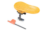 SAS poggia-mento con base in carbonio, acero, alto 24 mm