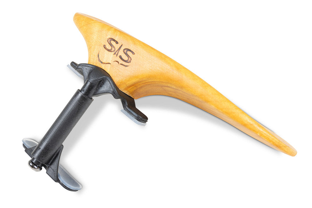 SAS poggia-mento con base in carbonio, acero, alto 24 mm