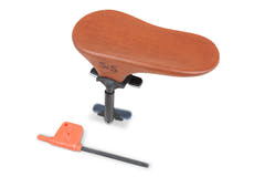 SAS poggiamento per mento con base in carbonio, pero, alto 28 mm